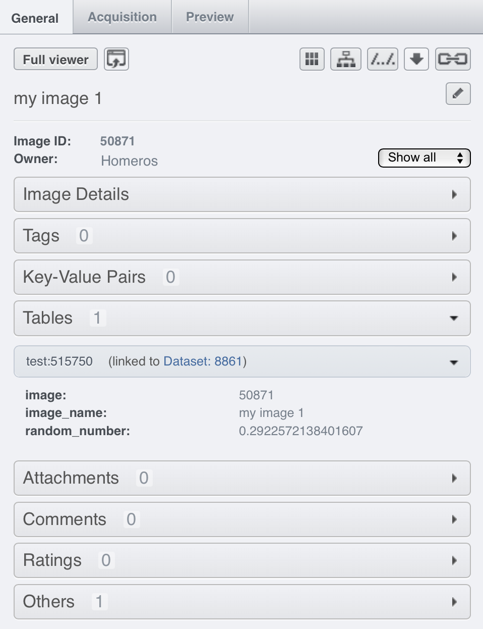 OMERO.tables in OMERO.web - Image view